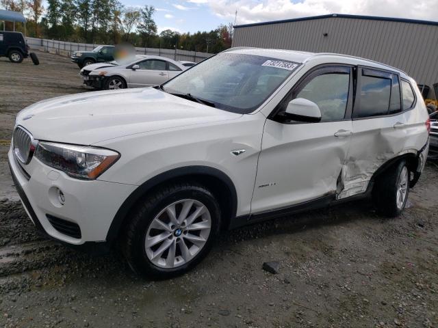 BMW X3 XDRIVE2 2016 with VIN 5UXWX9C57G0D91998 - Photo from auction