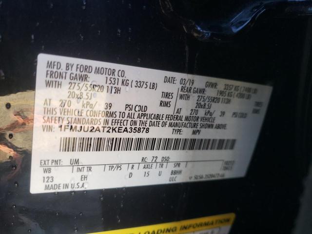 Photo 14 from auction – 2019 FORD EXPEDITION with VIN 1FMJU2AT2KEA35878