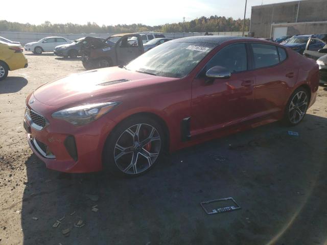 KIA STINGER GT 2018 with VIN KNAE55LC3J6018322 - Photo from auction