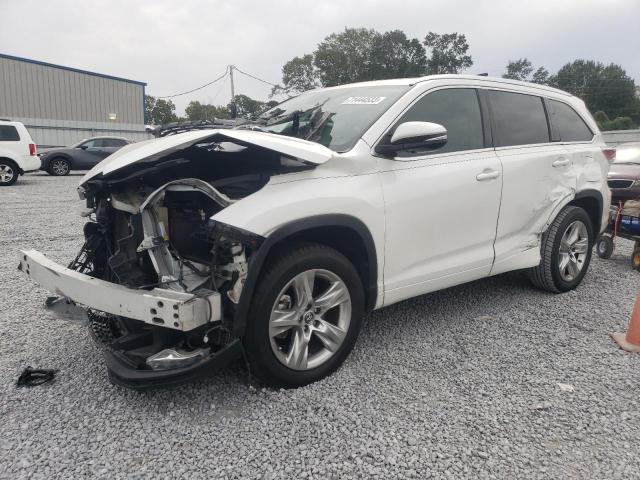 TOYOTA HIGHLANDER 2016 with VIN 5TDYKRFH8GS185405 - Photo from auction