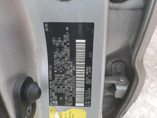 Photo 14 from auction – 2007 TOYOTA HIGHLANDER with VIN JTEGD21A270155922