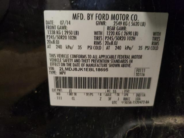 Photo 14 from auction – 2014 LINCOLN MKX with VIN 2LMDJ8JK1EBL18695