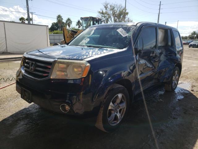 HONDA PILOT EX 2012 with VIN 5FNYF3H42CB027183 - Photo from auction