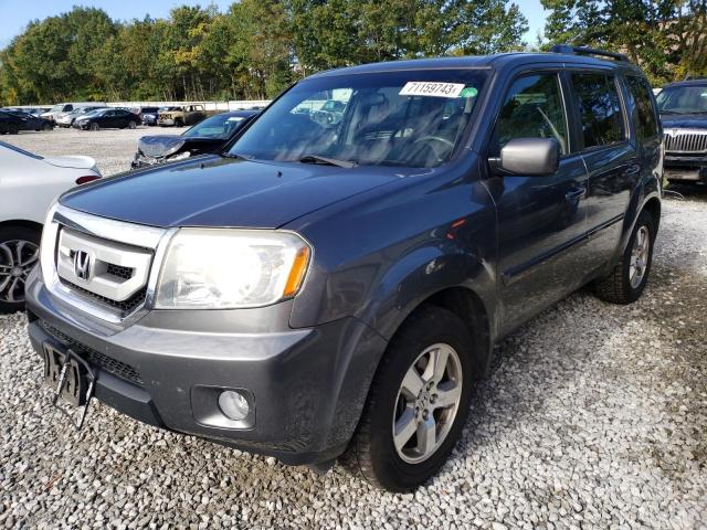 HONDA PILOT EX 2011 with VIN 5FNYF4H46BB015705 - Photo from auction