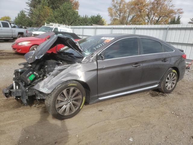 HYUNDAI SONATA SPO 2017 with VIN 5NPE34AF9HH475488 - Photo from auction