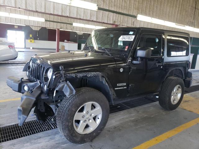 JEEP WRANGLER S 2017 with VIN 1C4AJWAG7HL738825 - Photo from auction