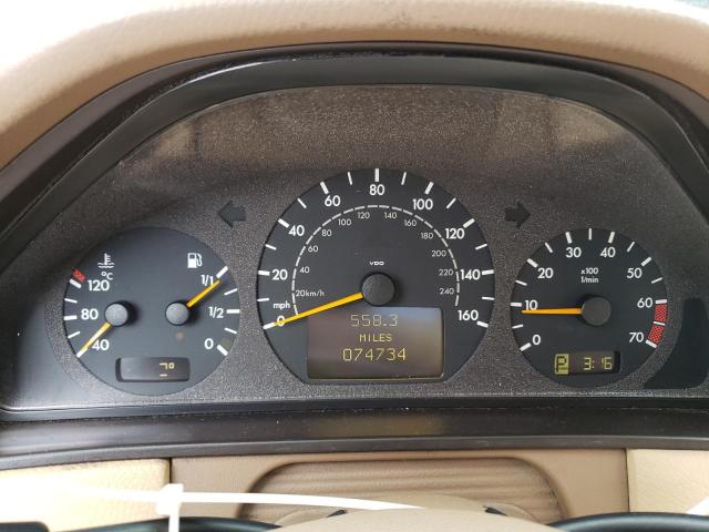 Photo 9 from auction – 2000 MERCEDES-BENZ E 320 with VIN WDBJF65J5YB095161