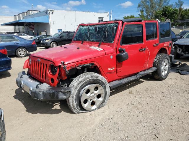 JEEP WRANGLER U 2015 with VIN 1C4BJWEG3FL727493 - Photo from auction