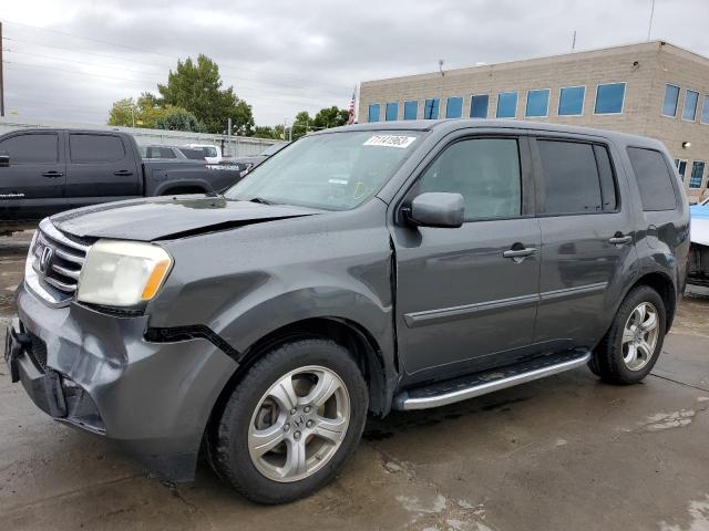 HONDA PILOT EX 2013 with VIN 5FNYF4H46DB046567 - Photo from auction