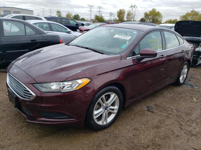 Photo 1 from auction – 2018 FORD FUSION SE with VIN 3FA6P0HD2JR238758