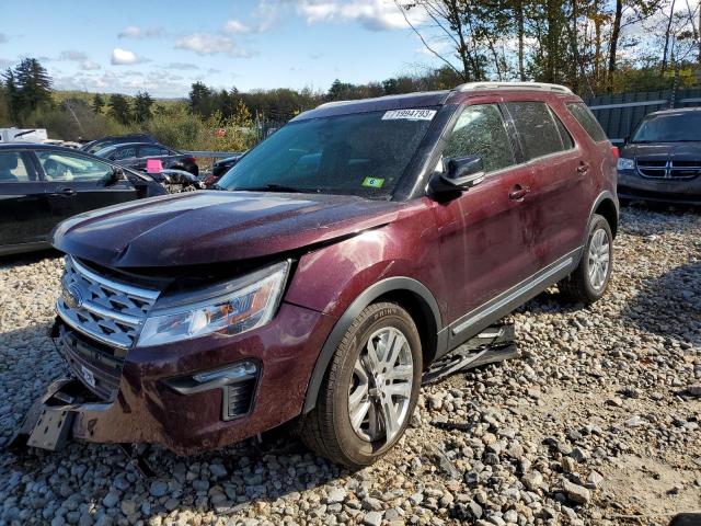 FORD EXPLORER X 2018 with VIN 1FM5K8D83JGC61111 - Photo from auction