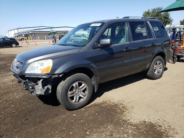 HONDA PILOT EXL 2003 with VIN 2HKYF18723H530745 - Photo from auction