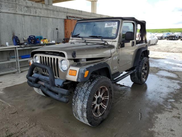 JEEP WRANGLER X 2004 with VIN 1J4FA39S24P777803 - Photo from auction