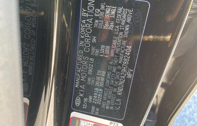 Photo 10 from auction – 2017 KIA SOUL with VIN KNDJN2A29H7882404