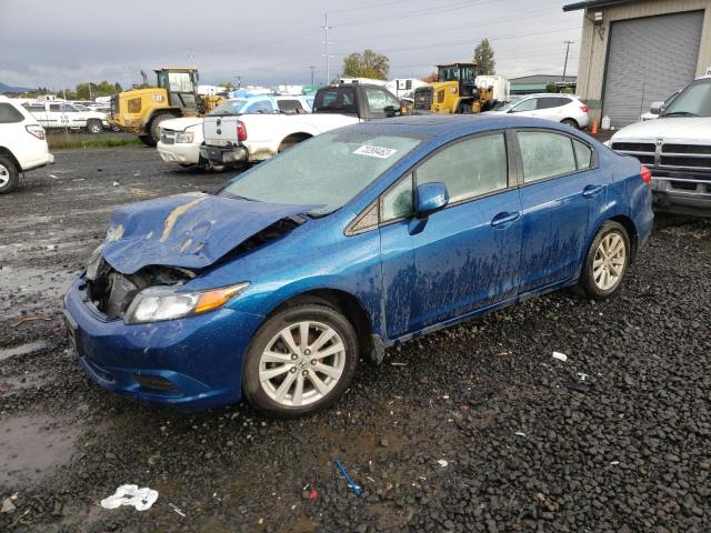 HONDA CIVIC EX 2012 with VIN 2HGFB2F80CH502473 - Photo from auction