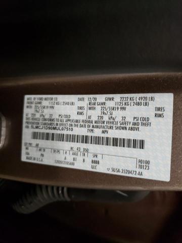 Photo 14 from auction – 2021 LINCOLN CORSAIR with VIN 5LMCJ1D90MUL07510