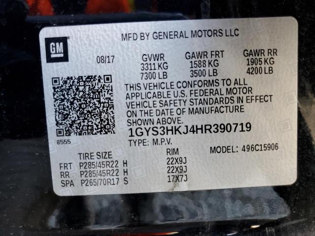 Photo 14 from auction – 2017 CADILLAC ESCALADE E with VIN 1GYS3HKJ4HR390719
