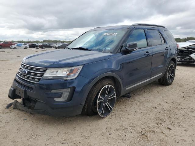 FORD EXPLORER X 2017 with VIN 1FM5K7D89HGD40576 - Photo from auction