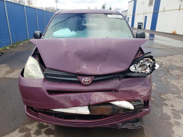 Photo 5 from auction – 2004 TOYOTA SIENNA CE with VIN 5TDZA29C74S158660