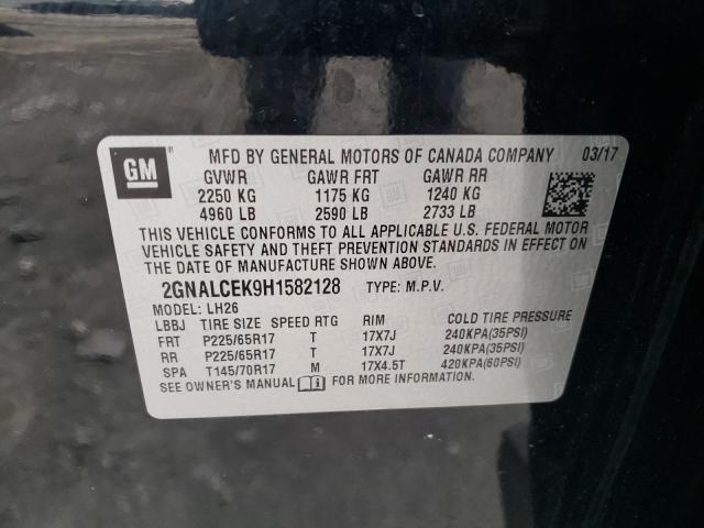 Photo 14 from auction – 2017 CHEVROLET EQUINOX LT with VIN 2GNALCEK9H1582128