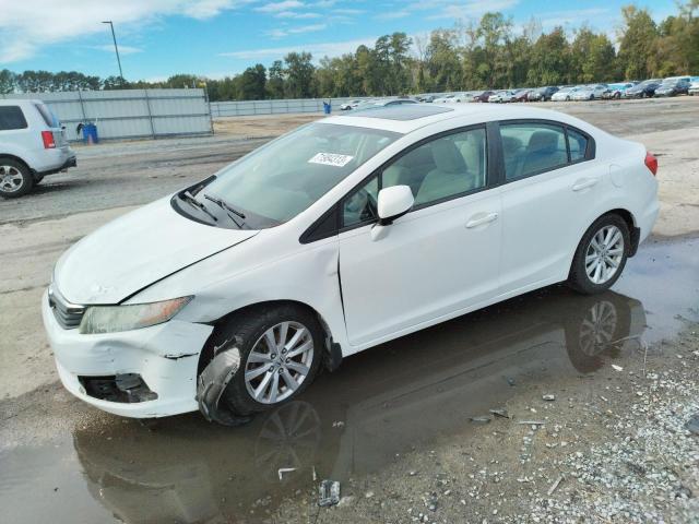 HONDA CIVIC EX 2012 with VIN 2HGFB2F85CH546291 - Photo from auction
