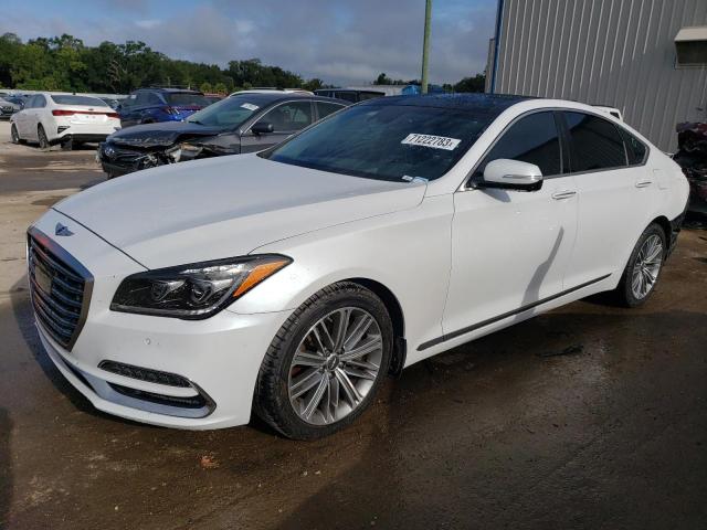 GENESIS G80 BASE 2018 with VIN KMHGN4JE5JU242550 - Photo from auction