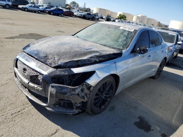 INFINITI Q50 BASE 2014 with VIN JN1BV7AP9EM686153 - Photo from auction