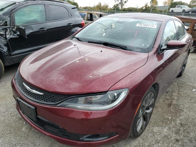 CHRYSLER 200 S 2016 with VIN 1C3CCCBB9GN162361 - Photo from auction