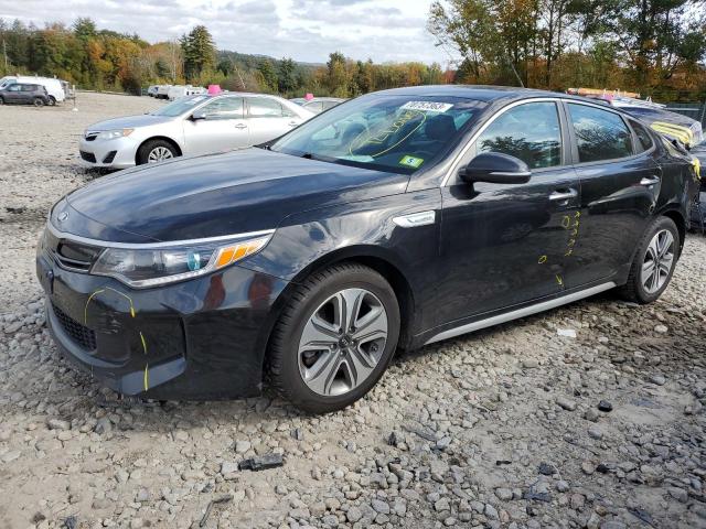 KIA OPTIMA HYB 2017 with VIN KNAGU4LE7H5013938 - Photo from auction