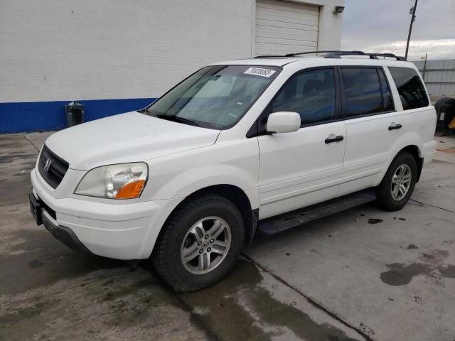 HONDA PILOT EXL 2005 with VIN 5FNYF18505B052986 - Photo from auction