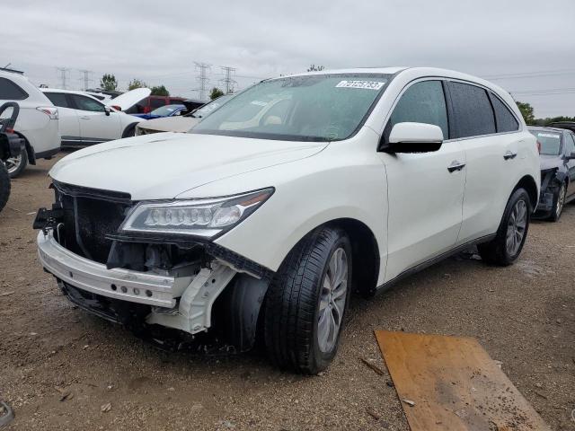 ACURA MDX TECHNO 2015 with VIN 5FRYD4H49FB023100 - Photo from auction