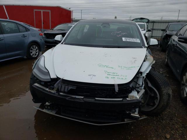 Photo 5 from auction – 2022 TESLA MODEL 3 with VIN 5YJ3E1EA0NF368953