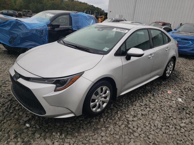 TOYOTA COROLLA LE 2021 with VIN 5YFEPMAE5MP173608 - Photo from auction