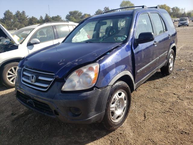 Photo 1 from auction – 2005 HONDA CR-V LX with VIN JHLRD68505C005657