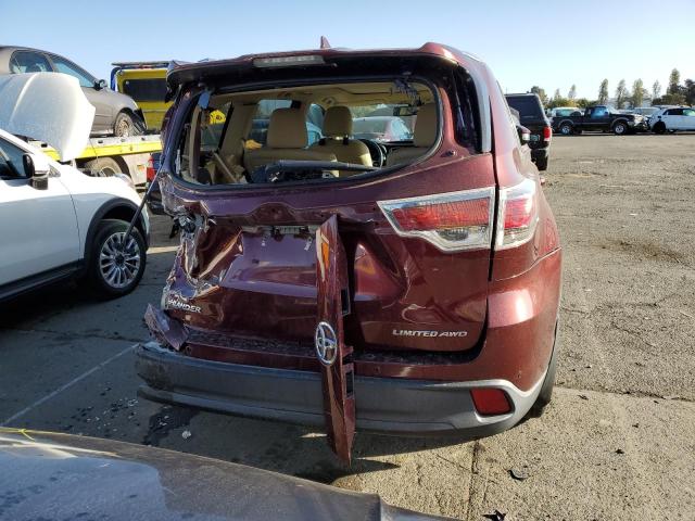 Photo 6 from auction – 2014 TOYOTA HIGHLANDER with VIN 5TDDKRFH9ES020958