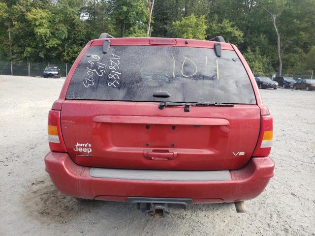 Photo 6 from auction – 2002 JEEP GRAND CHER with VIN 1J8GW58N52C127556