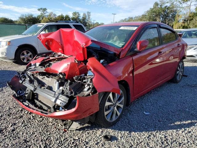 HYUNDAI ACCENT SE 2017 with VIN KMHCT4AE4HU326518 - Photo from auction