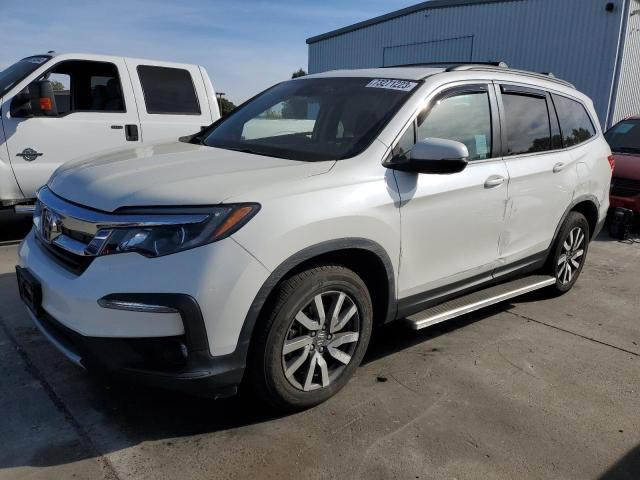 HONDA PILOT EX 2019 with VIN 5FNYF6H35KB076076 - Photo from auction