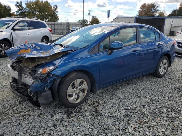 HONDA CIVIC LX 2013 with VIN 2HGFB2F55DH599533 - Photo from auction