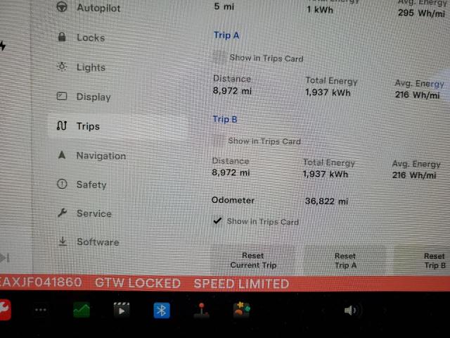 Photo 9 from auction – 2018 TESLA MODEL 3 with VIN 5YJ3E1EAXJF041860