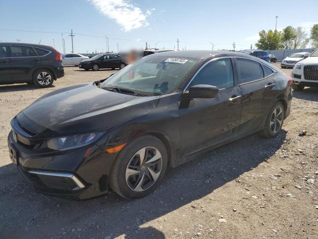 HONDA CIVIC LX 2020 with VIN 19XFC2F64LE002886 - Photo from auction