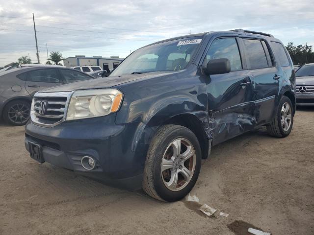 HONDA PILOT EXL 2012 with VIN 5FNYF3H56CB023503 - Photo from auction