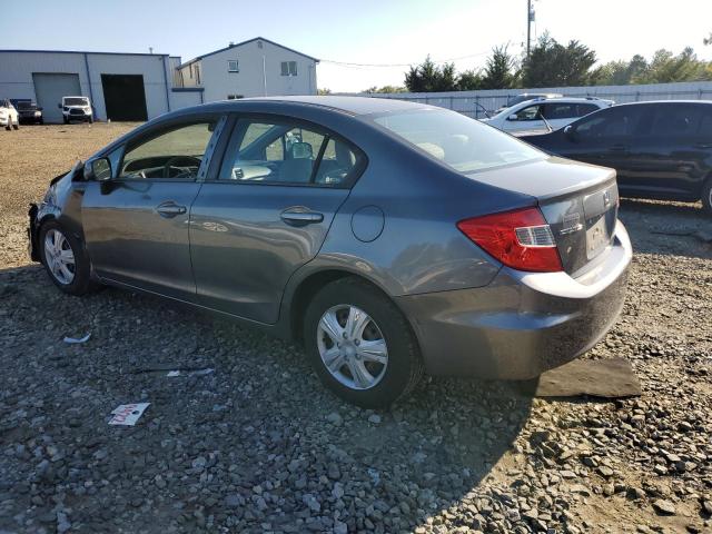 Photo 2 from auction – 2012 HONDA CIVIC LX with VIN 19XFB2F57CE384292