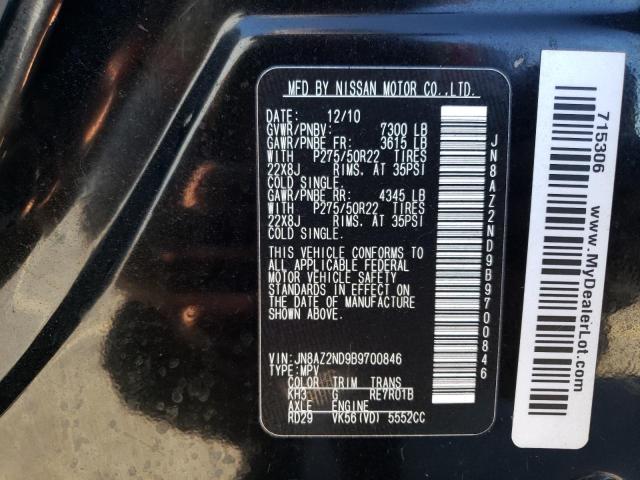 Photo 14 from auction – 2011 INFINITI QX56 with VIN JN8AZ2ND9B9700846