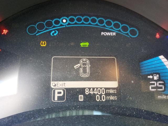 Photo 9 from auction – 2012 NISSAN LEAF SV with VIN JN1AZ0CP5CT021063