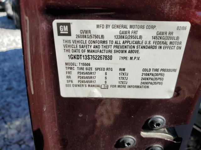 Photo 14 from auction – 2006 GMC ENVOY with VIN 1GKDT13S762267830
