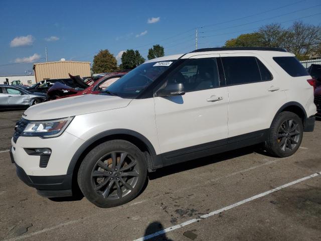 FORD EXPLORER X 2018 with VIN 1FM5K8D82JGA38834 - Photo from auction
