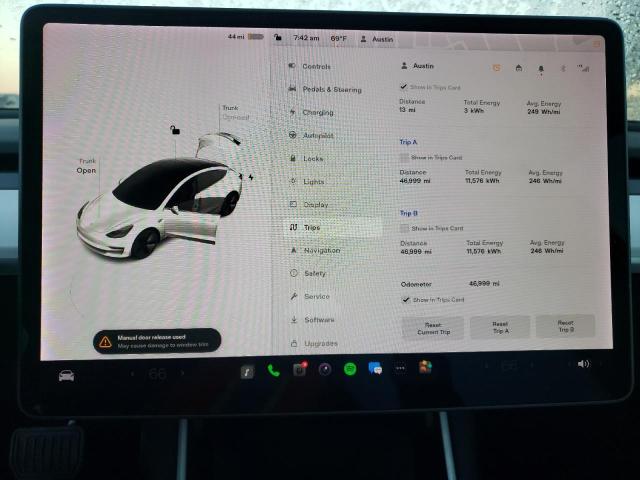 Photo 9 from auction – 2019 TESLA MODEL 3 with VIN 5YJ3E1EA4KF509471