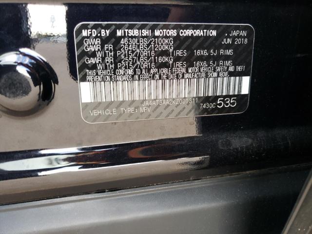 Photo 14 from auction – 2019 MITSUBISHI ECLIPSE CR with VIN JA4AT3AA2KZ001311