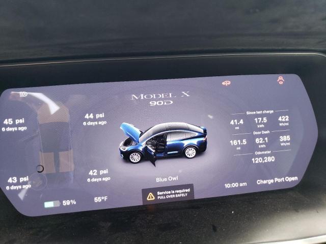 Photo 9 from auction – 2016 TESLA MODEL X with VIN 5YJXCBE20GF002953